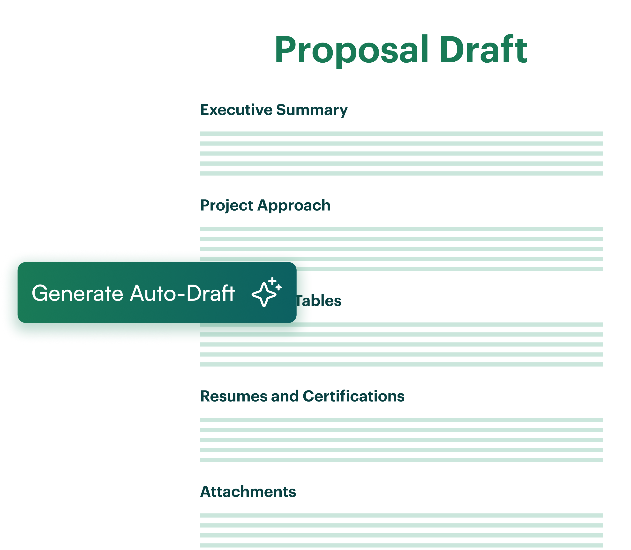 Proposal draft interface